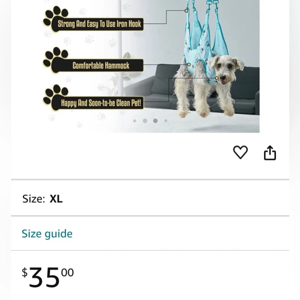 NEW Verstive Dog Grooming Hammock